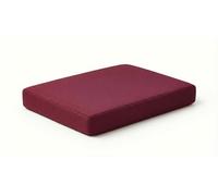 TOP STYLE COLLECTION Memory Foam Pilates Head Cushion 30x20cm - 5cm Yoga Head Pad for Neck & Cervical Support - Balance Block & Knee Support for Mat Work & Physiotherapy - Washable Cover (Burgundy)
