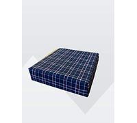 TOP STYLE COLLECTION Memory Foam Pressure Relief Support Cushion for Wheelchair and chair (navy checks, 16'' X 18'' X 2'')