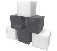 TOP STYLE COLLECTION Premium Foam Pit Cubes Safety-Enhancing Blocks for Gymnastic Yoga Blocks Free Running and Parkour Courses Skateboard Parks Trampoline Arenas (8" x 8" (Pack Of 50))