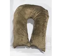 TOP STYLE COLLECTION Teddy V Shaped Complete V Pillow Orthopaedic-Luxury Nursing Pregnancy Back Support with Zipped Pillow Case Neck Maternity Back Support Soft Warm Plush Cosy (Brown)