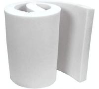 TOP STYLE COLLECTION UPHOLSTERY HIGH DENSITY WHITE FIRM FOAM CUT TO ANY SIZE FOR CUSHIONS SEAT PAD SEATING DINNING SEAT STOOL CHAIR FIRM FOAM UPHOLSTERY FOAM THICKNESS (22" x 19" x 4")