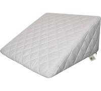 TOP STYLE COLLECTION Wedge Pillow Memory Foam Filled Large Fibre Orthopaedic Adult Bed Back Support for Acid Reflux Back Pain Allergies Snoring Heartburn (20” x 18” x 9”)