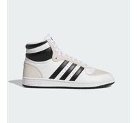adidas Originals Unisex Top Ten RB Shoes - White & Black Leather - Size UK 10
