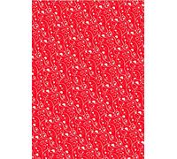 Top That 1 x A4 Printed Red Heart Valentine Wedding Wallpaper Sheet Edible Wafer Paper Cake Topper Decorated Sheet - Perfect for Valentines Day