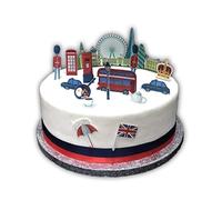Top That City of London Stand Up Cake Scene Made From Edible Wafer Paper - Perfect for Decorating Your Cakes- Easy to Use