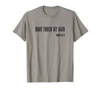 Top that says - DON'T TOUCH MY HAIR mood 36 5 | 36:5 - Funny T-Shirt