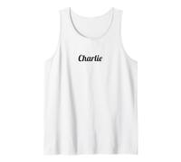 Top That Says The Name Charlie | Cute Adults Kids - Graphic Tank Top