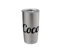 Top That Says The Name Coco Cute Adults Kids Graphic Stainless Steel Insulated Tumbler