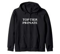 Top Tier Primate Anthropology Archaeology & Evolution Zip Hoodie