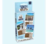 Bubblegum Stuff Top Toilets - 55 Best & Worst Loos - Outcore Your Opponents - Steal Every Toilet - Win The Game For Lavatory Lovers - 55 Flashcards (17.5 x 8.5cm)