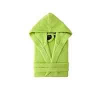 Top Towel - Elegant - Women's and Men's Bathrobe 100% Cotton, 500 g/m² - Hooded or Without Hood - Soft and Absorbent for Shower, Spa and Pool, lime, XXL