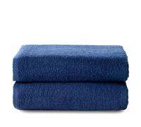 Top Towel - Plus - Large bath towels - Bath towels - 2 shower towels - 100x150 cm 100% Cotton - Navy