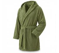 Top Towel Unisex's Albornoz Con Capucha Bathrobe, Leaf, XL