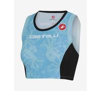 Top triathlon Castelli Free Tri Top Rosso Corsa pastel blue woman - S