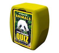 Top Trumps 027465 The World of Animals Quiz Game, 500 questions to test your knowledge and memory on dogs, elephants, monkeys, snakes and tigers, Gift and toy for Unisex aged 8 plus, Multicolor