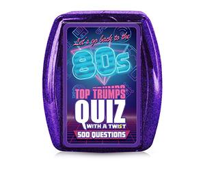 Top Trumps 1980s Quiz Card Game - Let's Go Back To The 80s