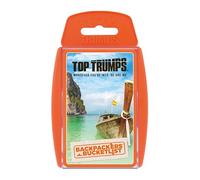 Top Trumps Backpackers' Bucketlist Learn all new stats and fascinating facts as you explore Backpackers' Bucketlist gift for ages 6 plus