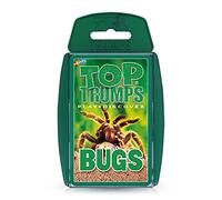 Top Trumps Bugs Classic Card Game, learn facts about the Black Widow, furry Tarantula, Praying Mantis and the Ladybird in this educational packed game, gift and toy for boys and girls aged 6 plus