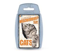Top Trumps Cats Classics Card Game, learn about the Bengal cat, British Shorthair and the Siberian cat in this educational packed game, great gift fo
