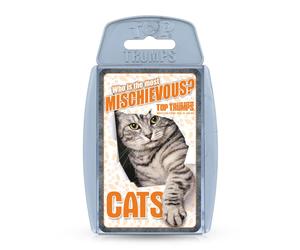 Top Trumps Cats Classics Card Game, learn about the Bengal cat, British Shorthair and the Siberian cat in this educational packed game, great gift fo