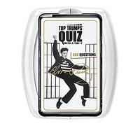 Top Trumps Elvis Presley Quiz Trivia Game English Edition, 500 questions on your favourite musician, how well do you know the king of Rock n Roll, Fun trivia game for 2+ players aged 8+