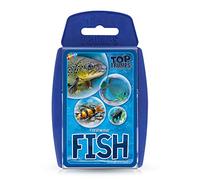 Top Trumps Freshwater Fish Classics Card Game, learn facts about the Angelfish, Ancistrus and the Bull Shark in this educational packed game, gifts and toys for boys and girls aged 6 plus