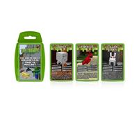 Top Trumps Independent and Unofficial Guide To Minecraft Specials Card Game, find out if Shulkers are stronger than Slimes, gamer gift for ages 6 plus