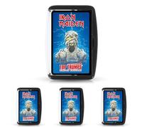 Top Trumps Iron Maiden Limited Edition Card Game, Relive the music history with 30 of their greatest albums, singles and tours, great gift for Iron Maiden fans aged 18 plus (Pack of 4)