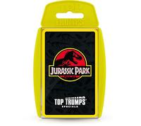 Top Trumps Jurassic Park Specials Card Game, Travel Through Isla Nublar and Game with Dr. Malcolm, Donald Gennaro, Eric Kirby and Alan Grant, Educational Gift and Toy for Boys and Girls