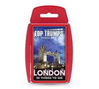 Top Trumps London 30 Things To See Specials Card Game, learn about the British Museum, Natural History Museum, Science Museum and Tower Bridge, educational gift and toy for boys and girls aged 6 plus