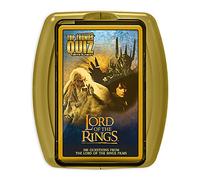 Top Trumps Lord of the Rings Quiz Game, 500 questions based on the films, gather your Fellowship battle through Middle Earth to make Frodo and Gandalf proud, makes a great gift for ages 8 plus