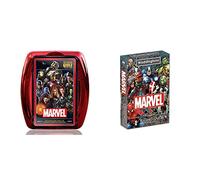Top Trumps Marvel Cinematic Quiz Game and Marvel Universe Playing Cards Double Pack