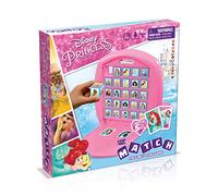Top Trumps Match Disney Princess Board Game, Play with Cinderella, Snow White and Merida, Race to Match 5 of the same characters in a row, travel board game, gift and toy for Boys and Girls Aged 4