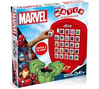 Top Trumps Match Marvel Avengers The Crazy Cube Game, play with superheroes including Spider-Man, Black Widow, Iron Man and Captain America, travel board game, gift for ages 4 plus