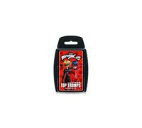 Top Trumps Miraculous Specials Card Game, play with Ladybug and her friends including Queen Bee, Cat Noir, Rena Rogue and Adrien Agreste, educational