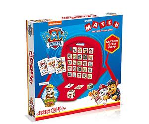 Top Trumps Paw Patrol Match The Crazy Cube Game, play with Nickelodeon’s Paw Patrol characters from Skye, Marshall, Chase, Rubble and Rocky, travel board game, gift and toy for boys and girls aged 4.