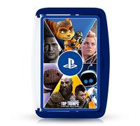 Top Trumps PlayStation Limited Edition Card Game, 30 of Sony's videogames in one deck, Play with Kratos from God of War, Abby from The Last of Us II and Bloodborne's Hunter, players aged 18 plus