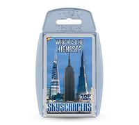 Top Trumps Skyscrapers Classics Card Game, learn facts about the Burj Khalifa, The Shard and the Empire State Building in this educational packed game, gift and toy for boys and girls aged 6 plus