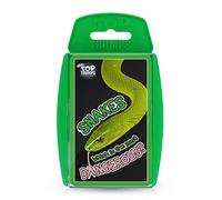 Top Trumps Snakes Classics Card Game, learn interesting facts about the King Cobra, Death Adder and the Grass Snake in this educational packed game, 2 plus players makes a great gift for ages 6 plus