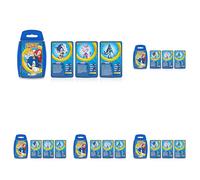 Top Trumps Sonic The Hedgehog Specials Card Game, play with Tail, Knuckles, Eggman, Chaos, Blaze and Chaos from the iconic Sega MegaDrive game, educa