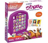 Top Trumps Spirit Match The Crazy Cube Game, play with 15 of your favourite characters including Pru, Abigail, Lucky and Boomerang, great travel board game, gift and toy for Boys and Girls Aged 4.