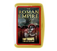 Top Trumps The Roman Empire Limited Edition Card Game | Educational History Game Featuring Julius Caesar, Cleopatra & Ancient Rome | Fun Family Game