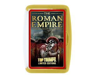 Top Trumps The Roman Empire Limited Edition Card Game | Educational History Game Featuring Julius Caesar, Cleopatra & Ancient Rome | Fun Family Game for Kids & Adults