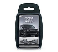 Top Trumps Ultimate 4x4 Vehicles Classics Card Game, Discover cool facts on 30 of the finest 4x4s including James Bond's defender, Tesla's Cybertruck and Xplorer Flying Car, game for ages 8+