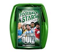 World Football Stars Green Top Trumps Quiz Card Game