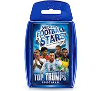 Top Trumps World Football Stars Specials Card Game, Play with Lionel Messi, Neymar, Cristiano Ronaldo and Harry Kane, Educational Gifts and Toys for Boys and Girls Ages 6 plus