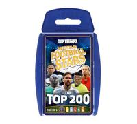 Top Trumps World Football Stars Top 200 Card Game Pack 1, Play with Lionel Messi, Sadio Mane, Mac Allister, Ederson and Jamal Musiala, educational gift for ages 6 plus