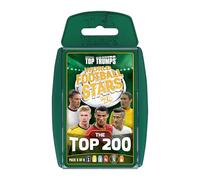 Top Trumps World Football Stars Top 200 Card Game Pack 5, Play with Ronaldo, Kevin De Bruyne, Putellas and Paredes, educational gift for ages 6 plus