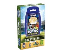 Top Trumps World Football Stars Top 200 Starter Kit Card Game, Play with Lionel Messi, Sadio Mane, Mac Allister, Ederson and Jamal Musiala, educational gift for ages 6 plus