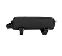 Top Tube Bike Bag 1 Liter Capacity for Essentials Storage During Cycling with 60mm Slim Profile Design (Black)